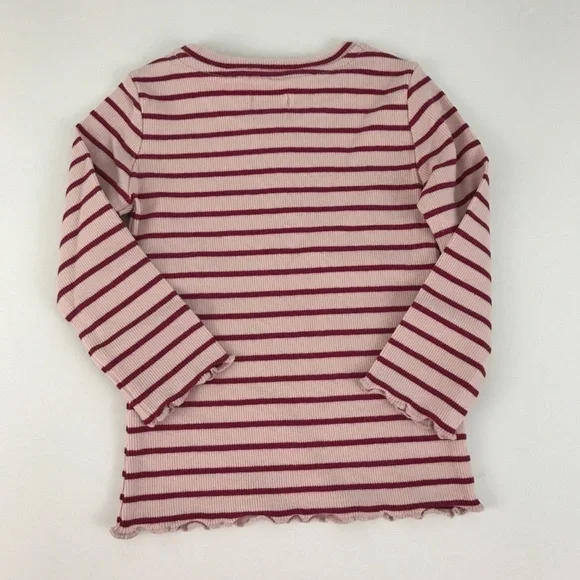 Gymboree Pink Striped shirt 12-18m NWT - Picture 5 of 5